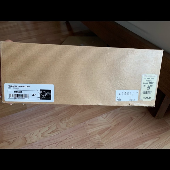 CHRISTIAN LOUBOUTIN Boots 37 King Calf Fifi Botta - Picture 3 of 7